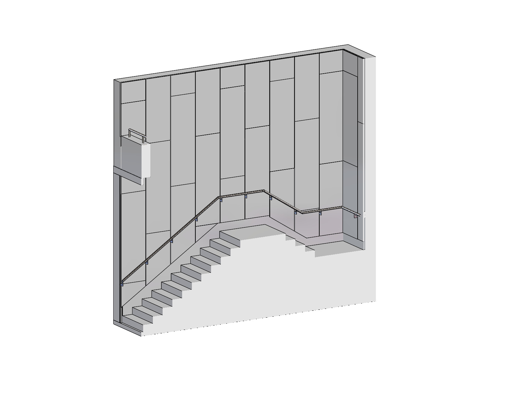 Bespoke architectural handrail - finished photograph 3