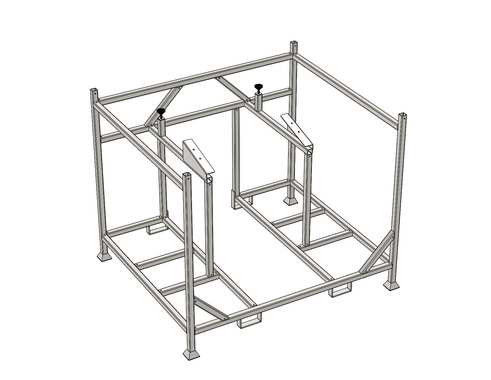 Manufacturing stillage design - CAD drawing 3