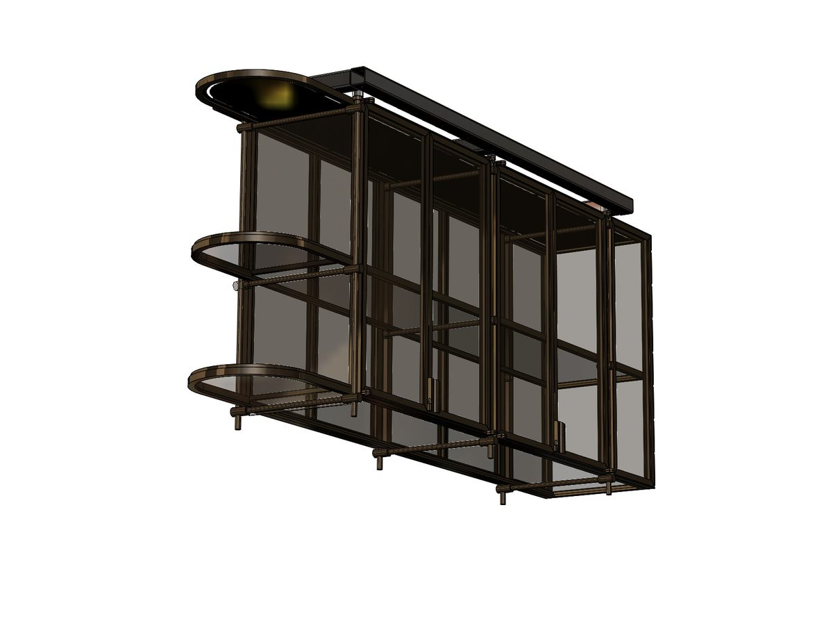 Hanging bar, 3D CAD model